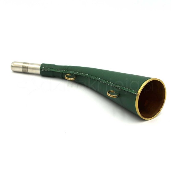 Sygnałówka gięta zielona 22 cm – widok bok