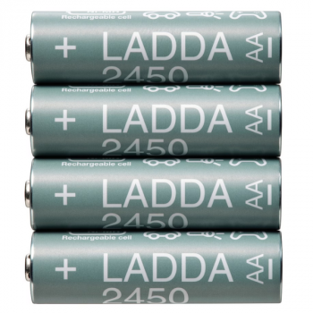 Akumulatorki LADDA by IKEA...