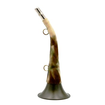 Trąbka Zielona Skóra Camo 28cm stojąca pionowo