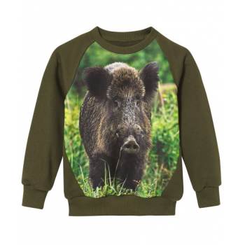 Bluza z dzikiem dla dzieci