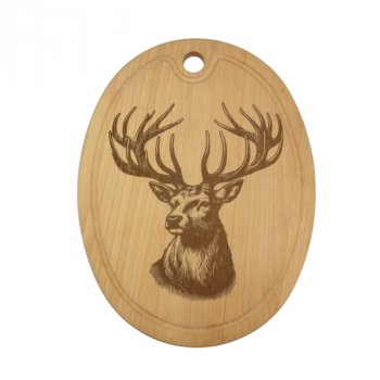 Deska drewniana owalna 38...