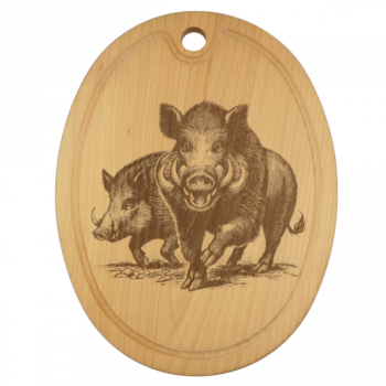 Deska drewniana owalna 38...