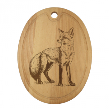 Deska drewniana owalna 38...