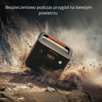 Jackery Explorer 1000 V2 EU — grafika w trudnych warunkach.