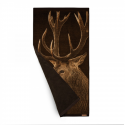 ręcznik JELEŃ brązowy — widok ręcznika