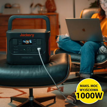 Jackery Explorer 1000 Pro – zasilanie laptopa i smartfona