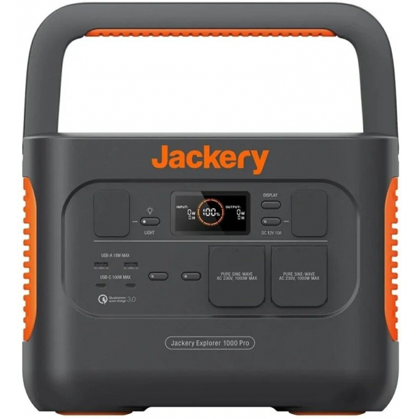 Jackery Explorer 1000 Pro – stacja zasilania przód