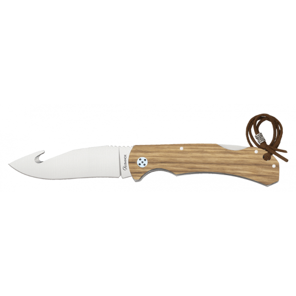 Składany nóż myśliwski Albainox 18831 – drewno Zebrano