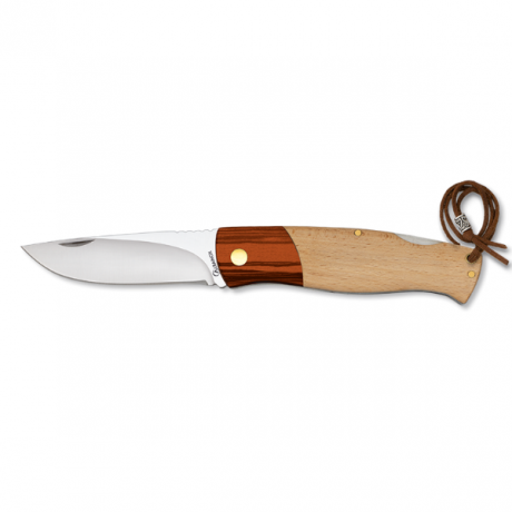 Nóż składany Albainox 25107 – drewniana rękojeść, back lock