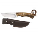 Albainox 32797 – nóż z głownią stałą i skórzaną pochwą
