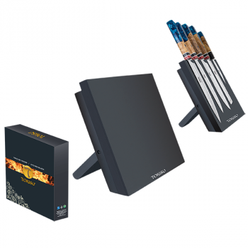 Magnetyczny blok na noże TOKISU 20079 – czarny, nowoczesny design