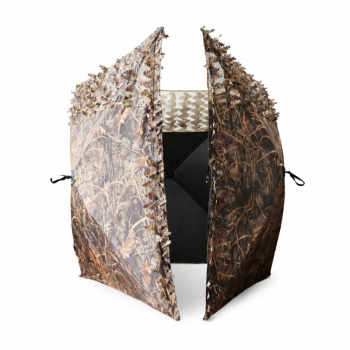 Czatownia myśliwska 3D Liście Widok od frontu