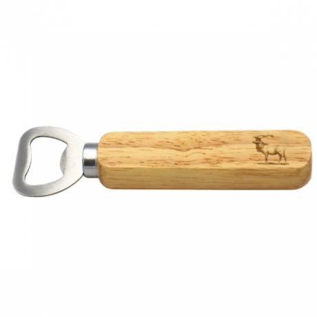 Otwieracz do butelek drewniany - Jeleń - Widok od góry