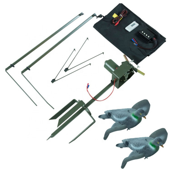 Karuzela na grzywacze z 2 bałwankami prezentacja wszystkich elementów w zestawie