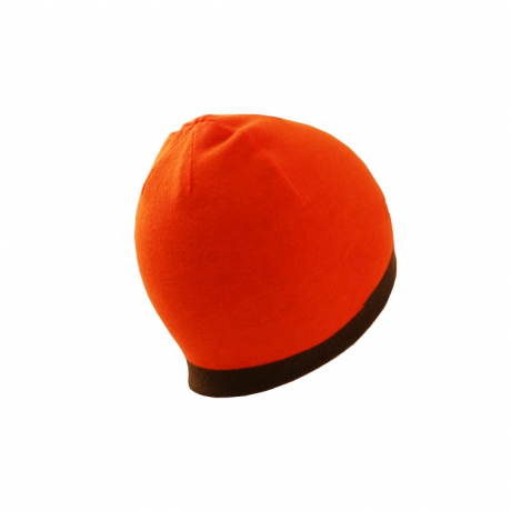 Czapka zimowa HUNTER Pomarańczowa widok z góry