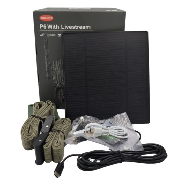 Kamera Obrotowa P6 Live View 4G LTE + Panel Solarny | Fotopułapka z Podglądem Na Żywo | Dzika Knieja
