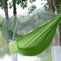 Hamak turystyczny z moskitierą zielony bushcraft survival hamak biwakowy