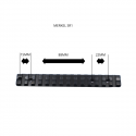 Szyna Picatinny [MERKEL SR-1] rozstaw otworów