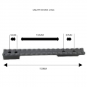 Szyna Picatinny Sabatti long rozstaw otworów