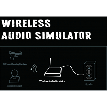 symulator wzmacniacz dźwięku do pistoletu AimForce WA8 grafika obrazująca działanie