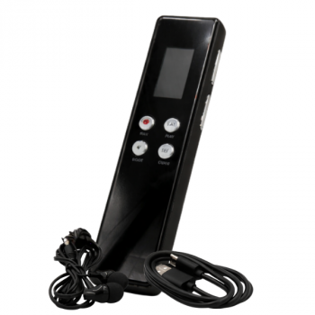 Zestaw dyktafon + słuchawki + kabel USB