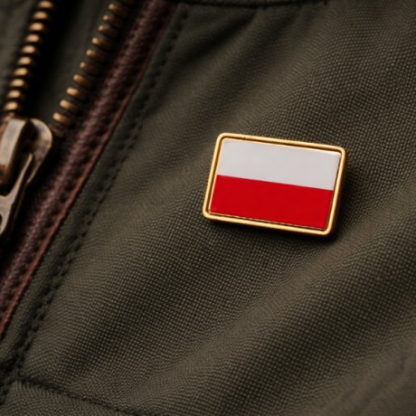 przypinka flaga polski metalowa pin patriotyczny