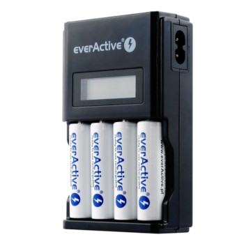 ładowarka akumulatorów aa aaa lcd everactive