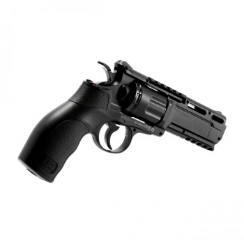 Rewolwer wiatrówka Umarex Tornado 4,5 mm BB CO2 widok pod kątem w pozycji pochylonej