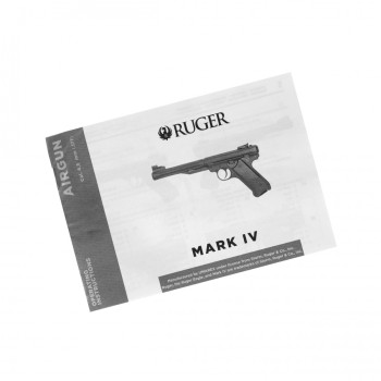 Pistolet wiatrówka Ruger Mark IV 4,5 mm czarny instrukcja