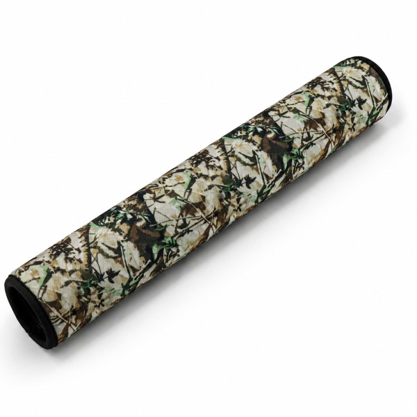 Dwustronna Osłona Tłumika CAMO / Czarna | Osłona na Tłumik 34 cm