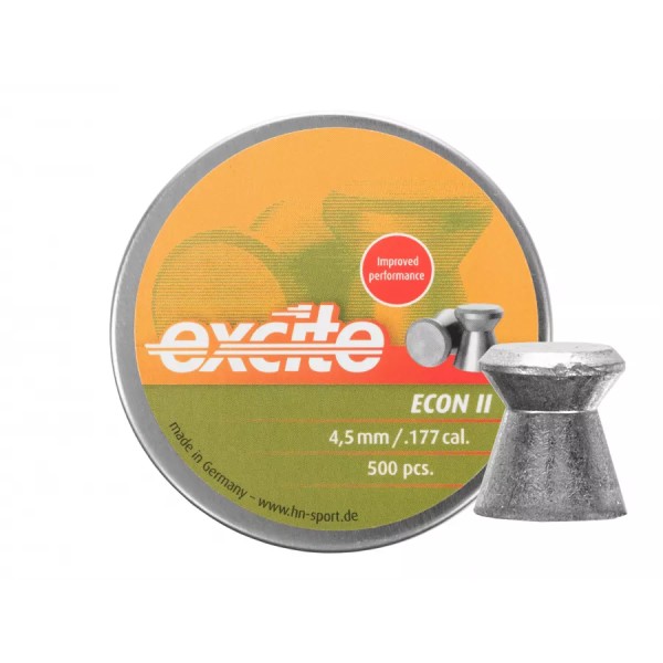 Śrut diabolo H&N Excite Econ Glatt II 4,5 mm 500 szt. widok opakowania
