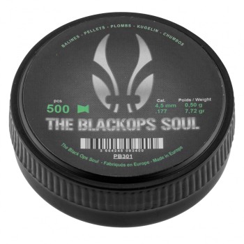 Śrut Black Ops płaski 4,5 mm widok opakowania