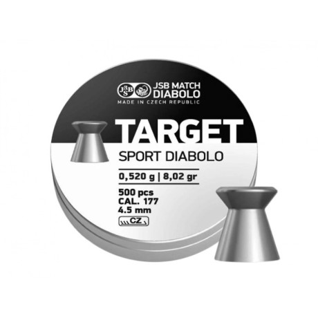 Śrut diabolo JSB Target Sport 4,50 mm 500 szt. widok opakowania