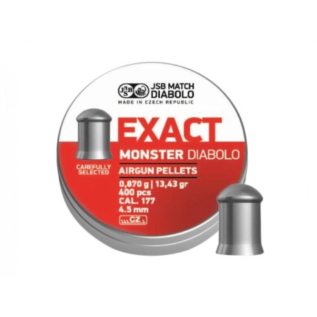 Śrut JSB Exact Jumbo Heavy 4,52 mm 0,87 g  widok opakowania
