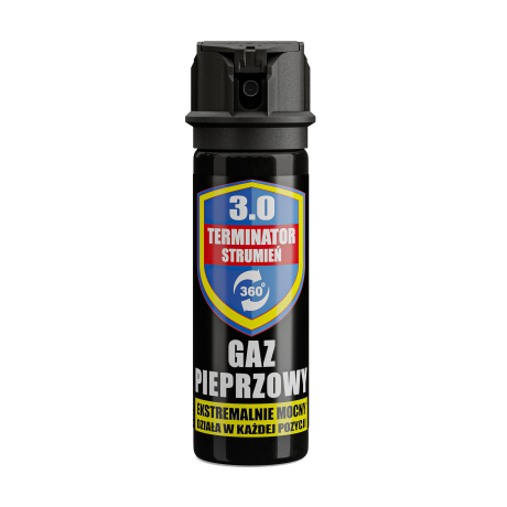 Gaz pieprzowy Terminator 3.0 360° widok całego produktu