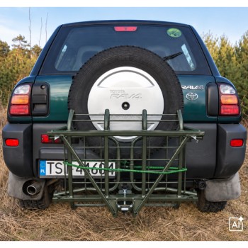 Zestaw do transportu zwierzyny – zielony kosz + listwa LED