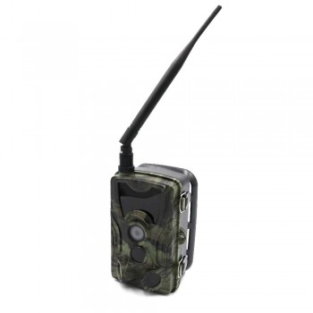 Fotopułapka GSM HC-801M – widok z przodu, kamera leśna Full HD 20 Mpx z diodami IR 940 nm