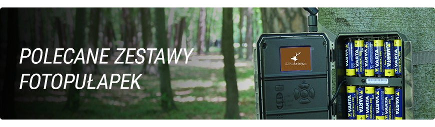Polecane zestawy fotopułapek / kamer leśnych - dzikaknieja.pl